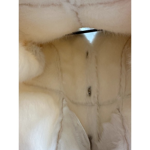 Pre-Loved Y2K Lisa International Fur Trimmed Jacket MED - Picture 7 of 7